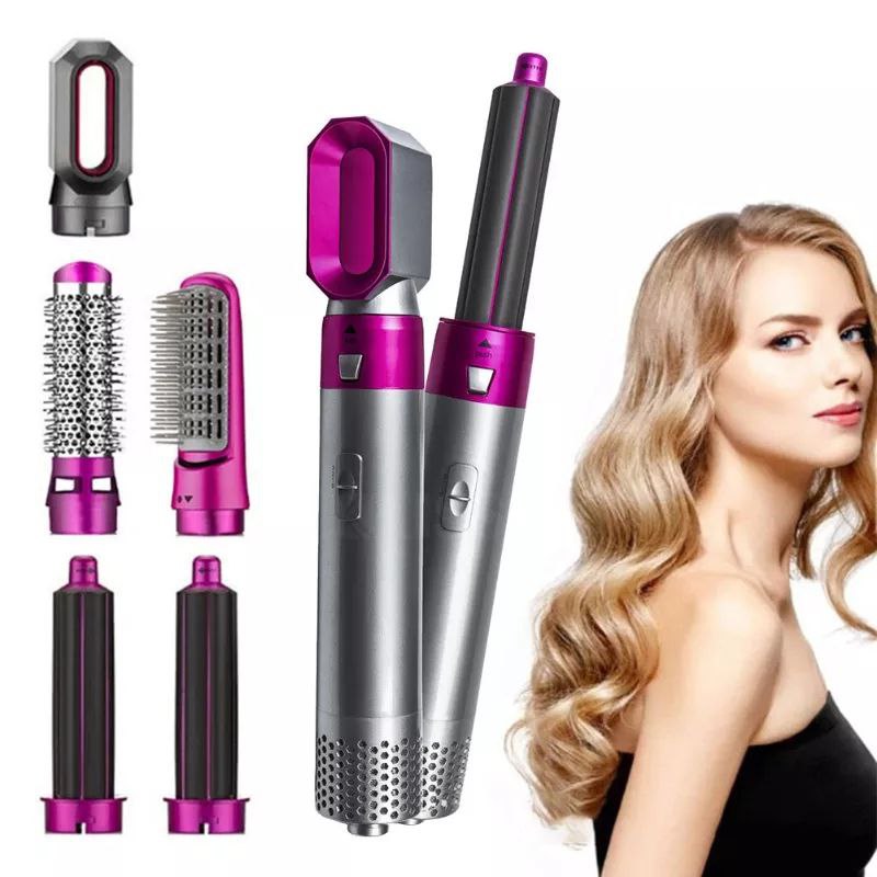 💨 Zeynab™ Air Styler 5 en 1 – Séchage, Lissage & Brillance en Un Seul Geste